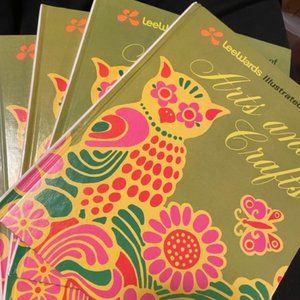 Vintage 1974 Lee Wards Illustrated Library of Arts and Crafts 4 Volume Set. VGUC